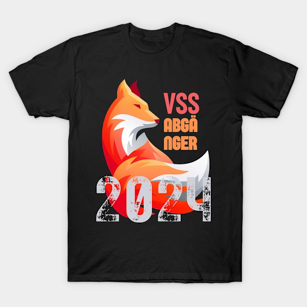 Fox Fuchs Finisher School T-Shirt by PrintsHessin